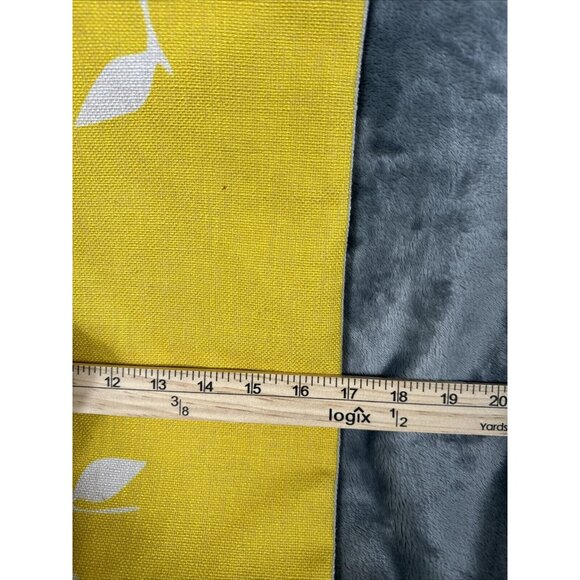 Eupho Pillow Covers Canvas Bird & Tree Branches Yellow/Cream Set Of 3 Sofa Home - Picture 13 of 16